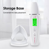 LCD Digital Tester Moisture&Oil Test Meter Analyzer Fluorescent Agent Detector For Forehead Cheek Skin Care