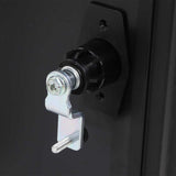 RV Storage Baggage Door with Flat Lock Keys Heavy Duty UV Protection RV Camper Hatch Door Aluminum Alloy