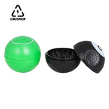Circular Billiard Ball Tobacco Grass Grinder 55mm 2-layer Plastic Spice Herbal Crusher for Grinding Dry Herb Smoking Accessories