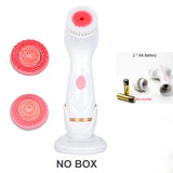 3 In 1 Electric Cleansing Brush Sonic Rotating Cleansing Brush Galvanic Facial Spa System Deeply Clean and Remove Blackheads