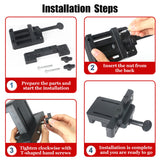 Versatile Mounting Jig Cabinet Door Installation Positioner with Handle Woodworking Tool for Effortless Alignment