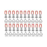 20 Pack Adjustable 4001, 330 Lbs Holding Capacity, Heavy Duty Quick Release Pull Latch Toggle Clamp