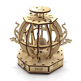 Physical Experiment Wooden Earthquake Alarm Self-Made Electric Induction Technology Small Production Model Diy Maker Kit