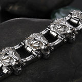 Fashion Titanium Steel Lion Head Bracelet