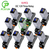 H3Y-2 4 Digital display time JSZ6 Power delay cycle control adjustable 220V 110V DC24V DC12V timer relay