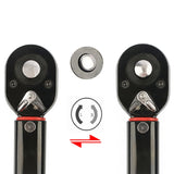 1 Piece Torque Wrench 1/2Inch Auto Repair Tire Preset Torque Wrench Black Steel 28-210N.M
