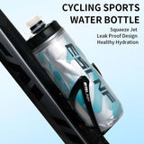 ESLNF 610ML Cycg Keep Cold Water Bottle PP5 Health Material secure Portable Cup Lightweight Outdoor Bike Accessory