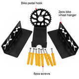 MZYRH Hanging Holder Wall Mounted Racks Mountain Bike Hanger Rack Up to 60Kg Bicycle Accessories