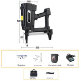 NEW Generation Pneumatic Nail Gun 7.2V Lithium Battery Gas Nail Gun Steel Air Stapler Pneumatic Tools For Frame And Trunking