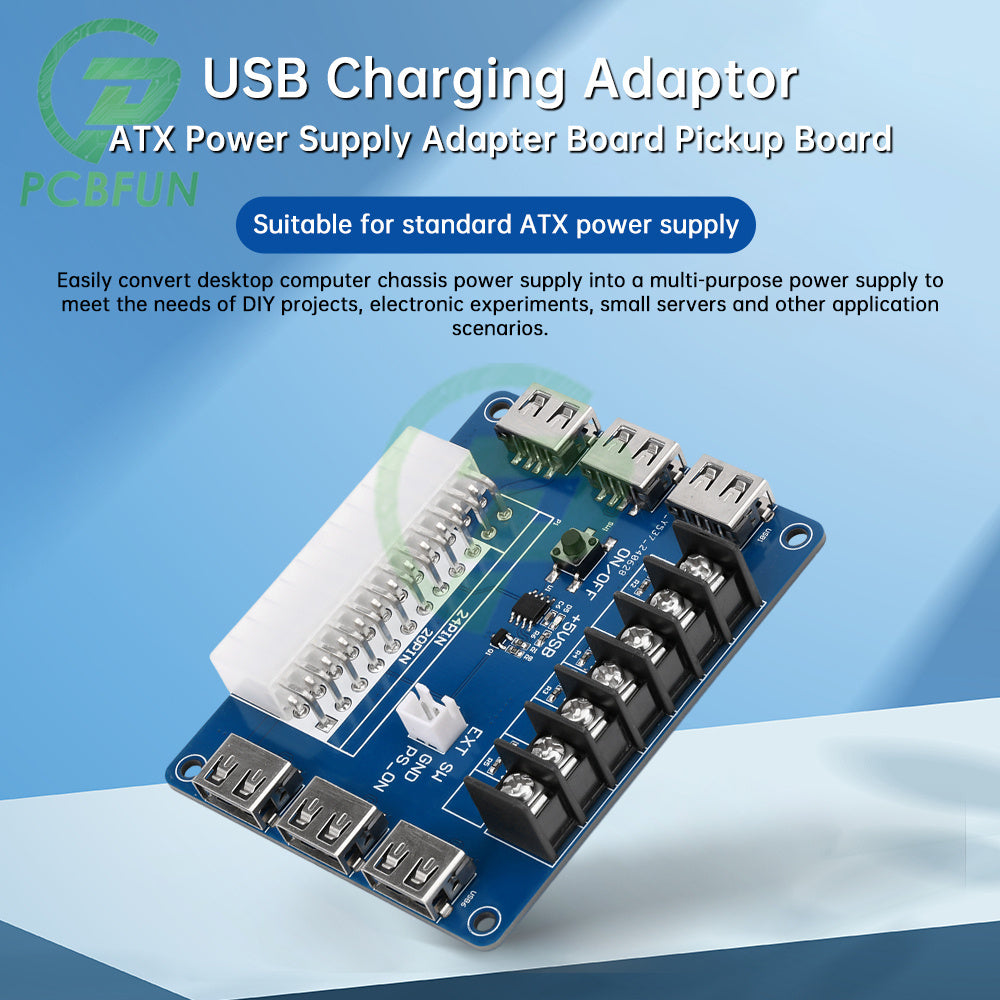 New USB charging desktop computer chassis ATX adapter board take-off m ...