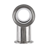 2 Pcs 1.5Inch 38Mm Sanitary Tri Clamp 3 Way Tee 304 Stainless Steel Sanitary Ferrule Tee Connector Pipe Fitting