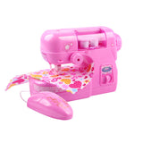 Mini Electric Sewing hine Pretend Play Toy for Kids Children Girls Birthday Christmas Creative Gift Educational