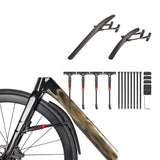 Bike Front Rear Fenders Wheel Protection Spare Parts Bicycle Mud Guards for Riding Fittings Accessories Road Bikes Outdoor