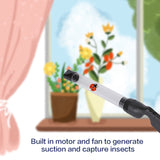 Portable Insect -0.4Kpa Pest Suction Trap Tube Handheld Bugs Fly Vacuum Cleaner Catcher Grabber for Stink Bug Beetle