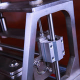 Professional Leather Peeling Machine Manual Leather Skiver Peeler 304 Stainless Steel High Precision DIY LeatherCraft Width 20CM