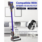 Electric Wet Dry Mopping Head Dyson V15 V8 V7 V10 V11 Vacuum Cleaner, Automatic Cleaning Roller Brush for Hard or