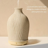 1pc Resin Ultrasonic Air Purification Humidifier - Stylish Vase Design for Home Use