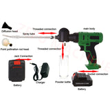 12V Electric Drill Kiwi Fruit Tree Pollen Point Flower Pollinator Apple Pear Artifact Pollination Tool