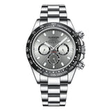 GUANQIN Brand Men New Luxury Mechanical Watches 100M Waterproof Stainless steel Luminous Watch For Men Sapphire Glass Week Clock