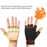 2 Colors Arthritis Anti Edema Magnetic Rheumatoid Hand Pain Health Compression Therapy Gloves
