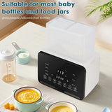 1 Piece Double Bottle Warmer Breastmilk/Formula For All Bottles With Temperature Control EU Plug