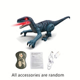 Children's Five Channel Remote Control Spindback Dragon Sound Light Electric