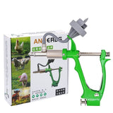 2Ml 5Ml Automatic Animal Continuous Metal Syringe Veterinary Equipment with Bottles Vaccination Double Vaccine Bottle New
