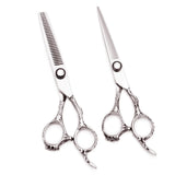 2Pcs 6'' Professional Hairdressing Scissors 440C Japan Hair Cutting Shears Thinning Hair Barber Scissors Dropshipping C9008