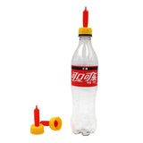 2Pcs Goat Milk Nipple Lamb Drinker Nipple Connect with Sprite Coke Bottle Milk Drink Rubber Pacifier Teat Feed Orphaned Pup
