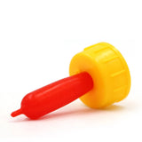 2Pcs Goat Milk Nipple Lamb Drinker Nipple Connect with Sprite Coke Bottle Milk Drink Rubber Pacifier Teat Feed Orphaned Pup
