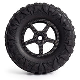 4Pcs Carbon Fiber 2.2Inch Beadlock Wheel Hub Rim For 1/10 RC Crawler Car Axial SCX10 Wraith RR10 Traxxas TRX4