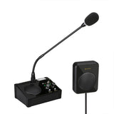 TW106 Window Intercom Black 5w Suitable for Post Office, Railway Station, Bank Counter Plastic Shell