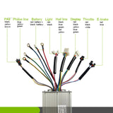 Ebike 48V 1000W/1500W/2000W/3000W Square Wave with Light e 50A Controller for KT LCD Display