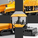 Alloy Diecast Paver hine Paving Asphalt Highway Construction Truck 1:40 Engineering Vehicle Model Decoration Kid Toys,Yellow