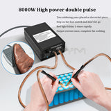 8000W Welder High Power Kit DIY 18650 Battery Pack Welding Tools Portable Spot welding hine Pen for 0.1/0.3mm Nickel