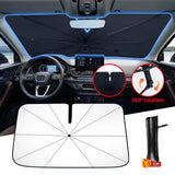 Car Window Sunshade - Sunblock and Sun Shield. Windshield Cover for Inside Car Front Board.