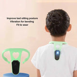 Electric Straight Reminder Intelligent Rechargeable Digital Back Posture Corrector Braces Not Easy Slide Real-Time Monit