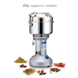 150g Electric Herb Powder Mill Grains Spices Cereals Coffee Crusher Dry Food Grinder hine high speed 220V Stainlesssteel