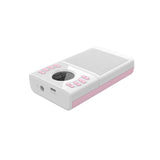 FM Radio 50-108MHz Stereo Mini Radio Speaker Support Power off Memory 2 Power Supply Modes with LED Display Soft Antenna
