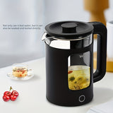 1pc, 1500W Electric Kettle, Durable Large Capacity Automatically Power-Off When Opened, Plastic Body With High-Frequency Glass Bladder