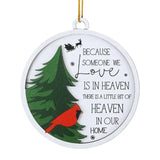 Bird Holiday Ornament Home Decor Wood Ornaments Red Birds For Fireplaces Christmas Trees Doors