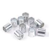 50 Pieces Durable Aluminum Longboard Skateboard Bearing Spacer 10mm X 11mm