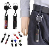 CRUSHER Prevent Loss Pull Out Protective Cover Retractable Clip Key Chain Lighter Holder Leash Smoking Pipes Accessories