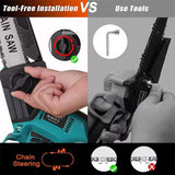 8-inch lithium chainsaw household small handheld saw lithium chainsaw high-power handheld outdoor chainsaw felling trees saw
