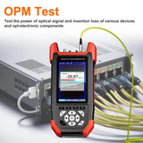 MINI OTDR NF-981 Optic Reflectometer with OPM VFL OLS Event Map Ethernet CableTester 24/22dB Optical Fiber Tester