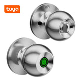 Fingerprint For Bedroom Smart Biometric Door Knob Lock with App Control for Bedrooms Cloakroom Apartments Offices