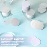 Stickers Set Round Bezel Pendant Tray Aluminum Sheet, Sublimation Blank Discs (100Pcs)