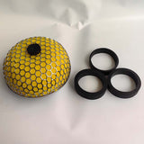 4pcs/set Air Filter, Including 1 Air Filter + 3 Rubber Ring Accessories, Sponge + Stainless Iron Material, Mushroom Head Filter Air Filter