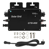 800W Micro Grid Tie Inverter Waterproof MPPT Solar WIFI APP Monitoring Solar Inverter EU Plug