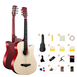 38 Inch Acoustic Guitar with Starter Kit and Gig Bag - Classical Student Guitar for Kids, Boys, Girls, Teens, Beginners